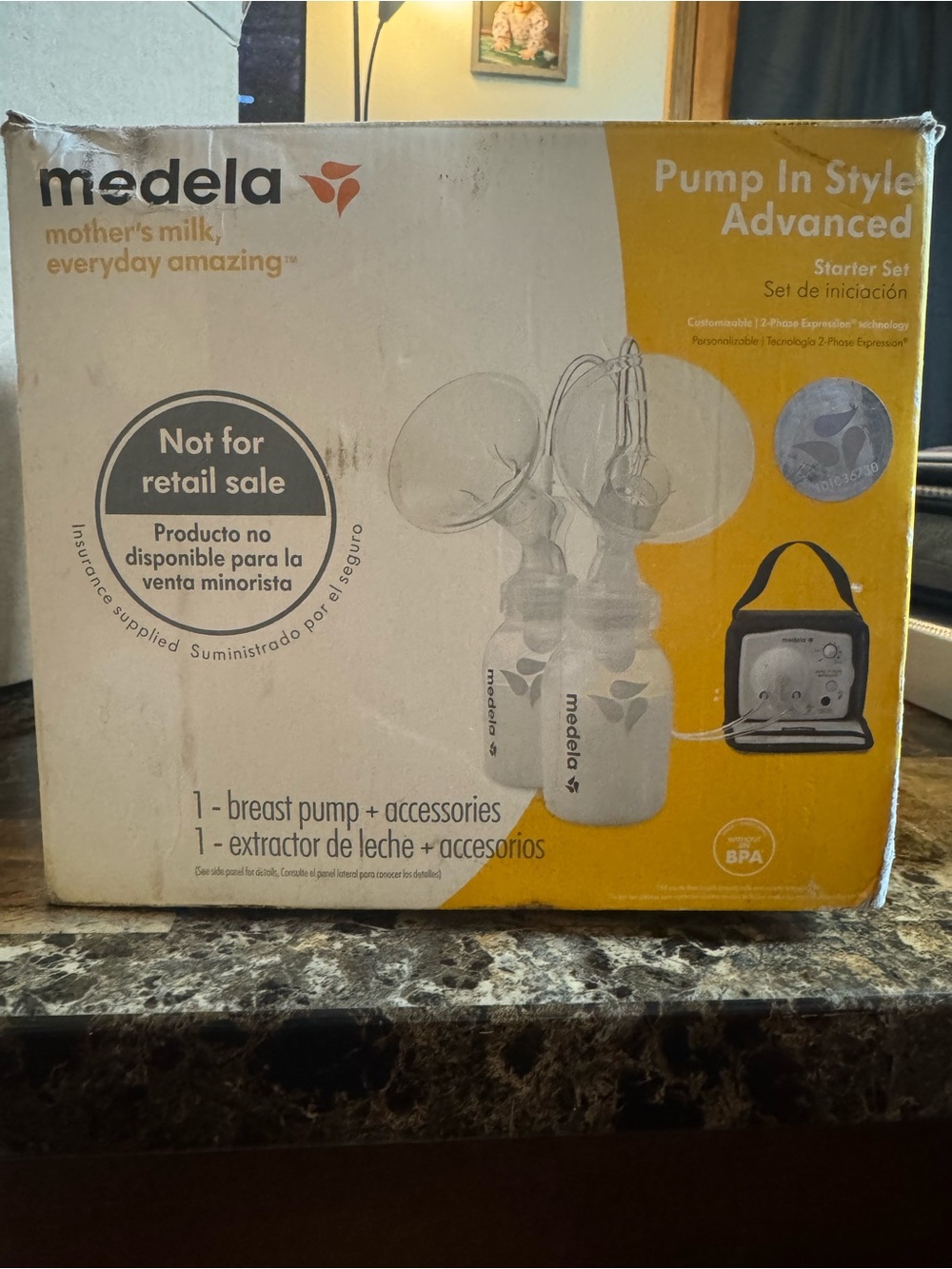 Medela Pump In Style Advanced Pump - Yellow/White